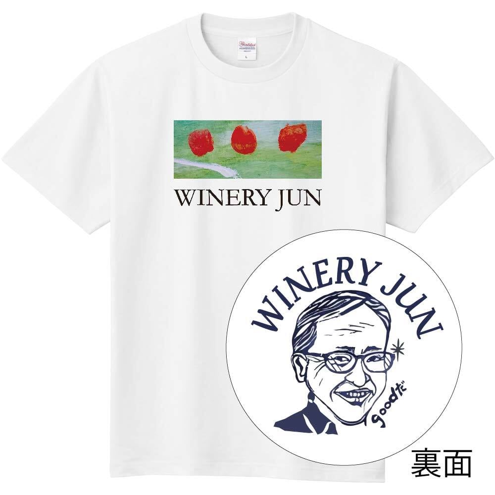 WINERY JUNの白Tシャツデザイン